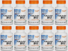 10X Doctor's Best Fully Active B12 1500 mcg 180 Caps EXP 09/26 picture