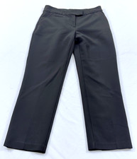 women's Investments Petites pants size 4PS black zipper pockets dressy polyester picture