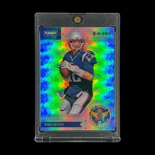 TOM BRADY RAINBOW FOIL CLOUDS HOLO 2018 Panini Playoff Insert GOAT - Patriots picture