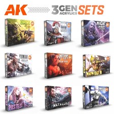 AK Interactive: Paint Color Sets - Model & Game Acrylic Colors Set picture
