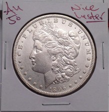 1896-O Morgan Silver Dollar - Lustrous AU - Scarce Date O-Mint - Very Nice Coin picture