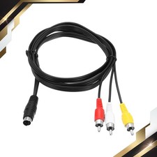S Video Cable 5ft 4 Pin S-Video Male to 3 RCA Male Composite Adapter Converter picture
