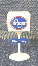 Kroger Supermarket. N-SCALE. Custom 4 Sided Sign Display Diorama 4