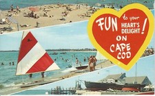 Lot of 100 Cape Cod Massachusetts Vintage Postcards picture