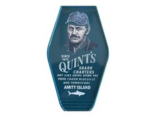 JAWS Quint's Shark Charters Amity Island Keychain - Jaws Movie Memorabilia picture