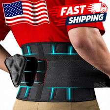 Back Brace for Lower Back Pain,Lumbar Support for Heavy Lifting Men Women,Breath picture