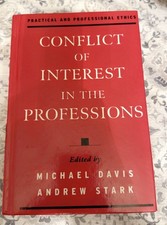 Conflict of Interest in the Professions by Andrew Stark: Used picture