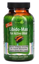 Irwin Naturals Libido Max for Active Men, Boost Performance, 60 Softgels picture