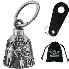 Guardian Biker Like Father Like Son Motorcycle Bell W Hanger Lightweight picture