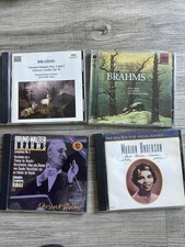 Brahms Classical CD Lot 4 Albums Bruno Walter Marian Anderson Naxos Virgin  picture