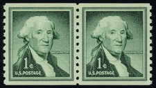 USA Scott# 1054b, Coil Pair, Mint NH PSE Graded Superb 98 SMQ $130 (55936) picture