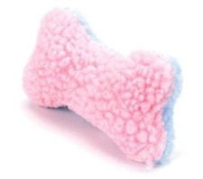 Fleece Wooly Bone Puppy Toy picture