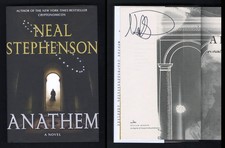 Neal Stephenson SIGNED AUTOGRAPHED Anathem HC 1st Edition Print Baroque Cycle picture