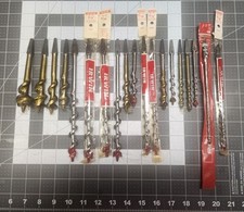 New Vintage (NOS) Irwin & Greenlee auger brace drill bits w/flat rate shipping picture