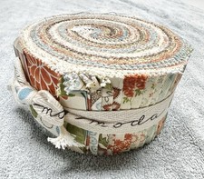 Moda Cotton Thistle Blossoms Bonnie Camille Jelly Roll Quilt Quilting Fabric picture