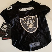 NWT Las Vegas Raiders Jersey Dog Sz L NFL Licensed Little Earth Oakland Raiders picture