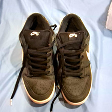 Nike SB Dunk Low Black/White Skateboarding Shoes Men's US 7 Medium (D) picture