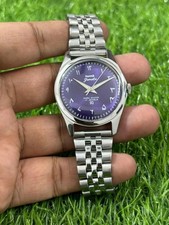 Vintage HMT Janata Mechanical Wristwatch Classic Hand Winding Watch 17 Jewels** picture