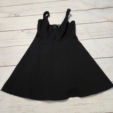 Lulus Black Fit & Flare Dress with Adjustable Straps Size Large picture