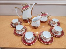 Vintage 17-pc pearlized lusterware tea and coffee set picture