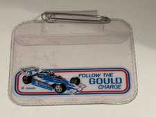 New Old Stock 1979 Indy 500 Winner Rick Mears Badge Holder Gould Charge Rare picture