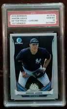 2014 Bowman Chrome  Aaron Judge DP Top Pros #CTP39  10 Gem Mint By Mint Grading picture