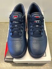 FILA Original Fitness Blue Lace Up Low Top Men's Sneaker Athletic Shoes NIB picture
