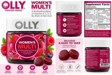 2 pack OLLY Women's Multi gummies berry 90ct Each EXP 08/2027 picture