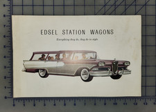 1958 Edsel Station Wagon Brochure Original picture