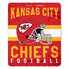 Northwest NFL Kansas City Chiefs Singular Fleece Throw Blanket 60