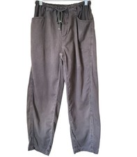 Xirena Gray Cotton Pull-On Utility Pants Drawstring Women's XS Made in USA picture