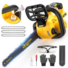 16 Inch Cordless Electric Chainsaw for DeWalt 20V Battery Wood Cutting 32000 RPM picture