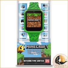 Accutime Minecraft Kids Smart Watch MIN4045AZ - Camera - Fits Wrists 5.5-8