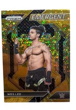 09/10 Wes Lee Emergent Gold Disco NXT Undercard 2024 Panini Prizm WWE #3 picture