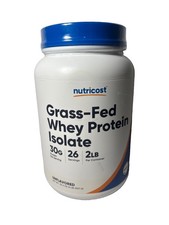 Nutricost Grass-Fed Whey Protein Isolate Powder (Unflavored) 2LBS 10/2027 picture