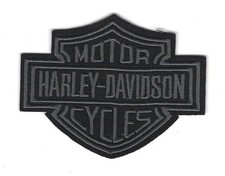 Harley Davidson Motorcycles Iron On Patches Smoky Tone Crest Design 3.5