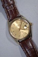 Rolex Tudor Prince OysterDate Solid Gold Bezel & Gold Capped Case 75205 - Rare picture