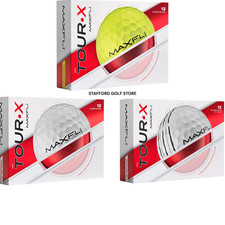 MAXFLI 2025 TOUR X GOLF BALLS 1 DOZEN PREMIUM URETHANE - CHOOSE COLOR picture