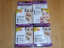 1oz lot DERMA SILK 1 MINUTE COLLAGEN LIFT COLLAGEN BOOSTER dermasilk 4-pack picture