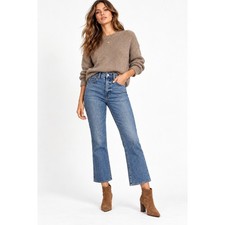 Pistola Ally High Rise Vintage Ankle Bootcut Jeans Charleston Blue 29 NEW picture