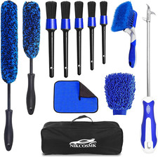 12Pcs Wheel Brush Kit for Cleaning Wheel & Tire, Wheel & Rim Brush,Car Detailing picture