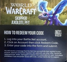 Skipper Axolotl Pet | BlizzCon 2026 | World of Warcraft | [GLOBAL] picture