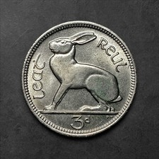 1961 🇮🇪 Ireland 3d Threepence UNC/BU  picture