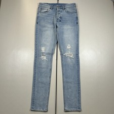 Ksubi Chitch Blue Jeans Men Size 30 Waist 32 Inseam Skinny Rockstar Punk Hip Hop picture