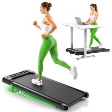 AKLUER Z1 2.5HP Brushless Motor Treadmill 9% Incline Manual Walking Pad 4 MPH picture