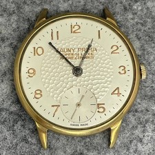 BIG 39MM CAUNY PRIMA MANUAL WIND CAL UT 498 SWISS WATCH FOR REPAIR/PARTS picture