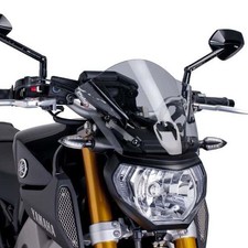 PUIG Windscreen Naked New Gen Sport Series Smoke Yamaha FZ-09 (2014-2016) picture