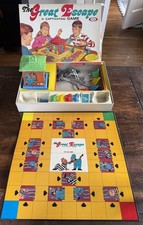 Vintage 1967 The Great Escape Board Game Ideal COMPLETE Handcuffs Jail #2523-9 picture