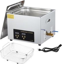 360W 15L Ultrasonic Cleaner with Digital Timer & Heater Digital Sonic Machine US picture