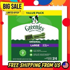GREENIES Original LARGE Natural Dog Dental Care Chews ,36 oz. Pack (24 Treats) picture